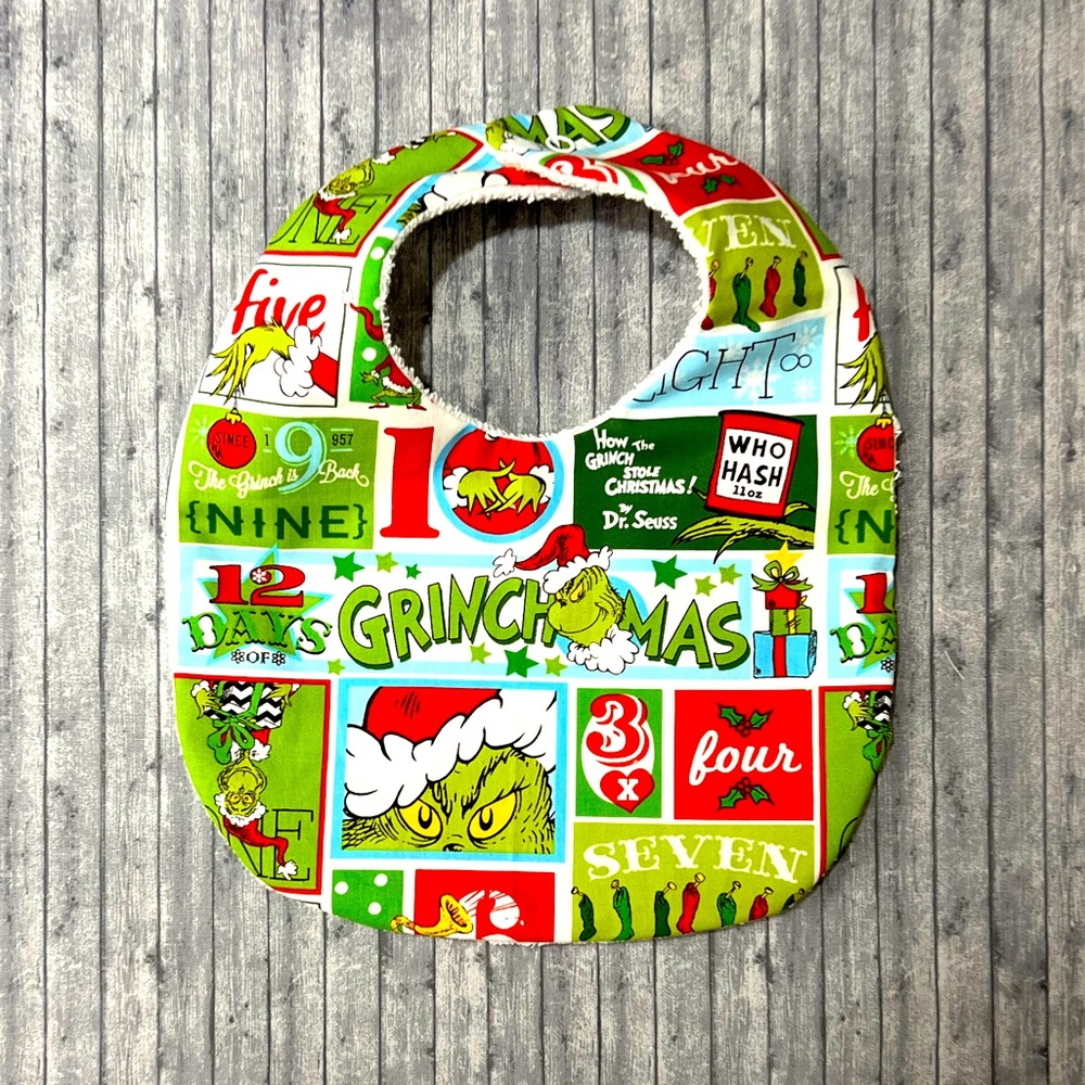 Grinch Bib